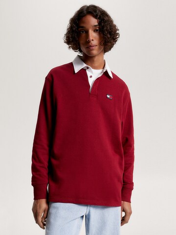 Tommy Jeans Shirt in Rood: voorkant