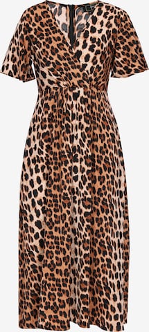 faina - Vestido 'Festive' en marrón: frente