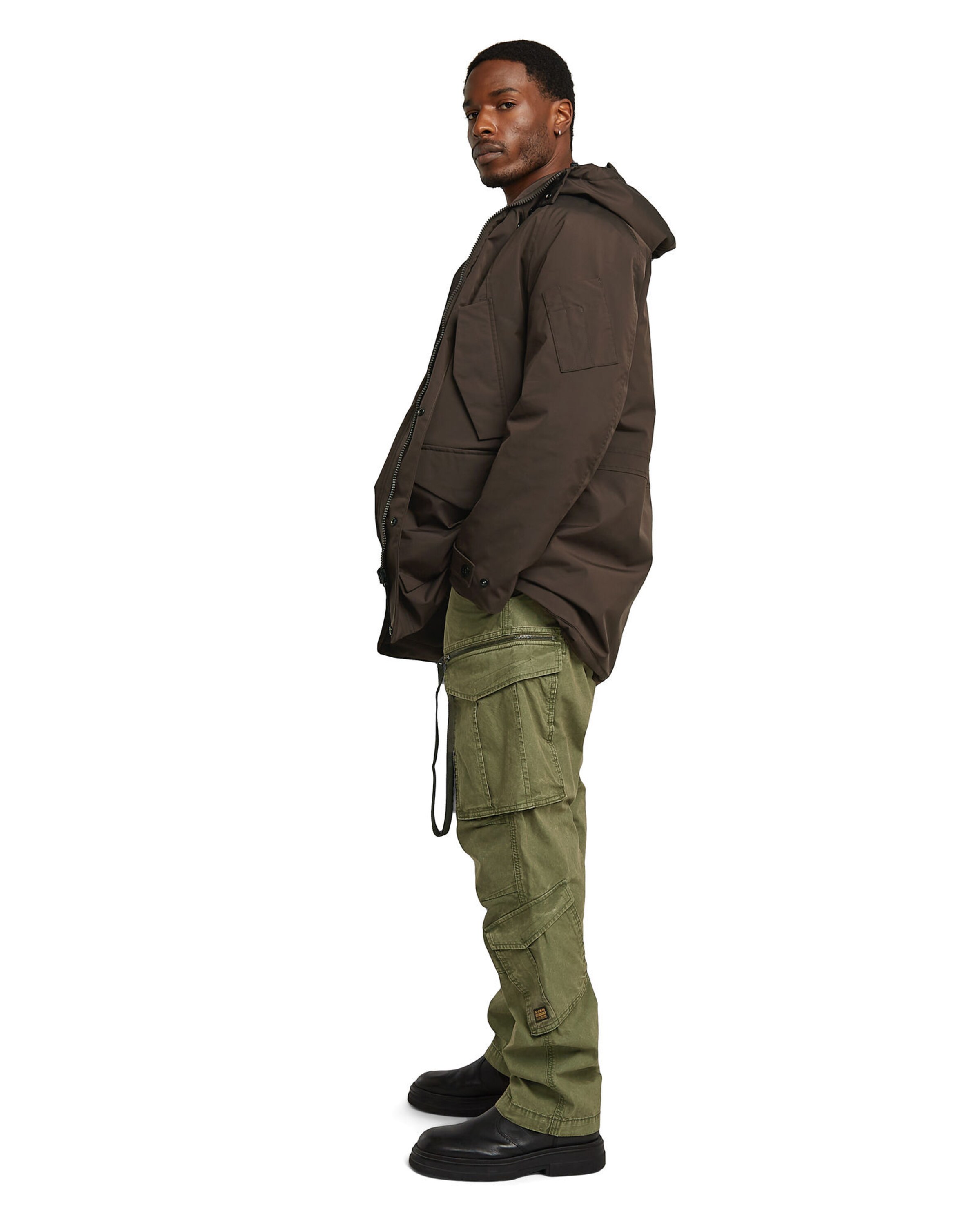 G-STAR Loosefit Cargohose in Grün