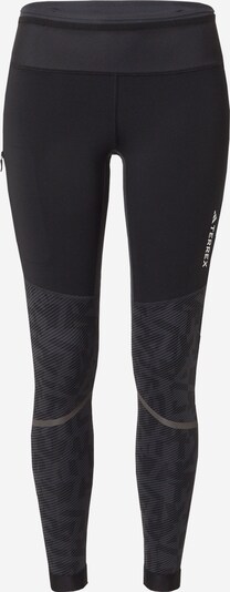 ADIDAS TERREX Workout Pants 'Agravic' in Anthracite / Black, Item view