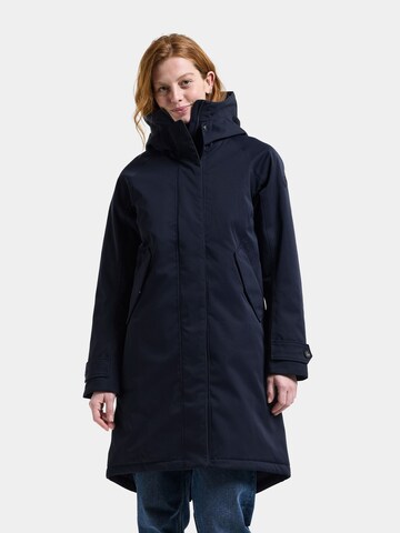 Didriksons Wintermantel 'LUNA' in Blauw: voorkant