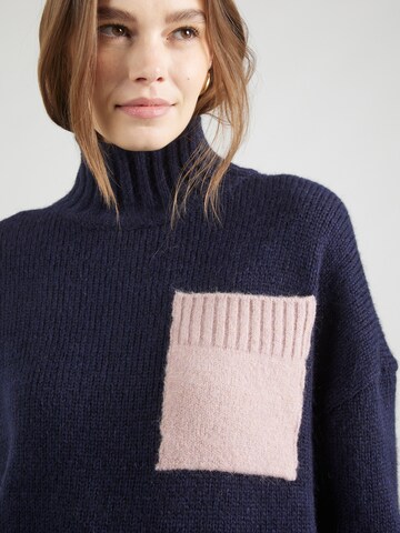 HUGO - Jersey talla grande 'Scuple' en azul