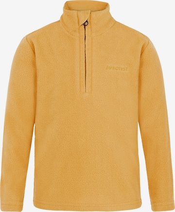 PROTEST Athletic Sweatshirt 'PRTPERFECT TD' in Yellow: front