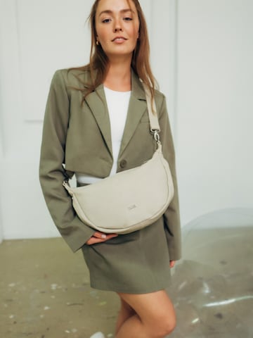 Borsa a mano 'Mademoiselle' di ZWEI in beige: frontale