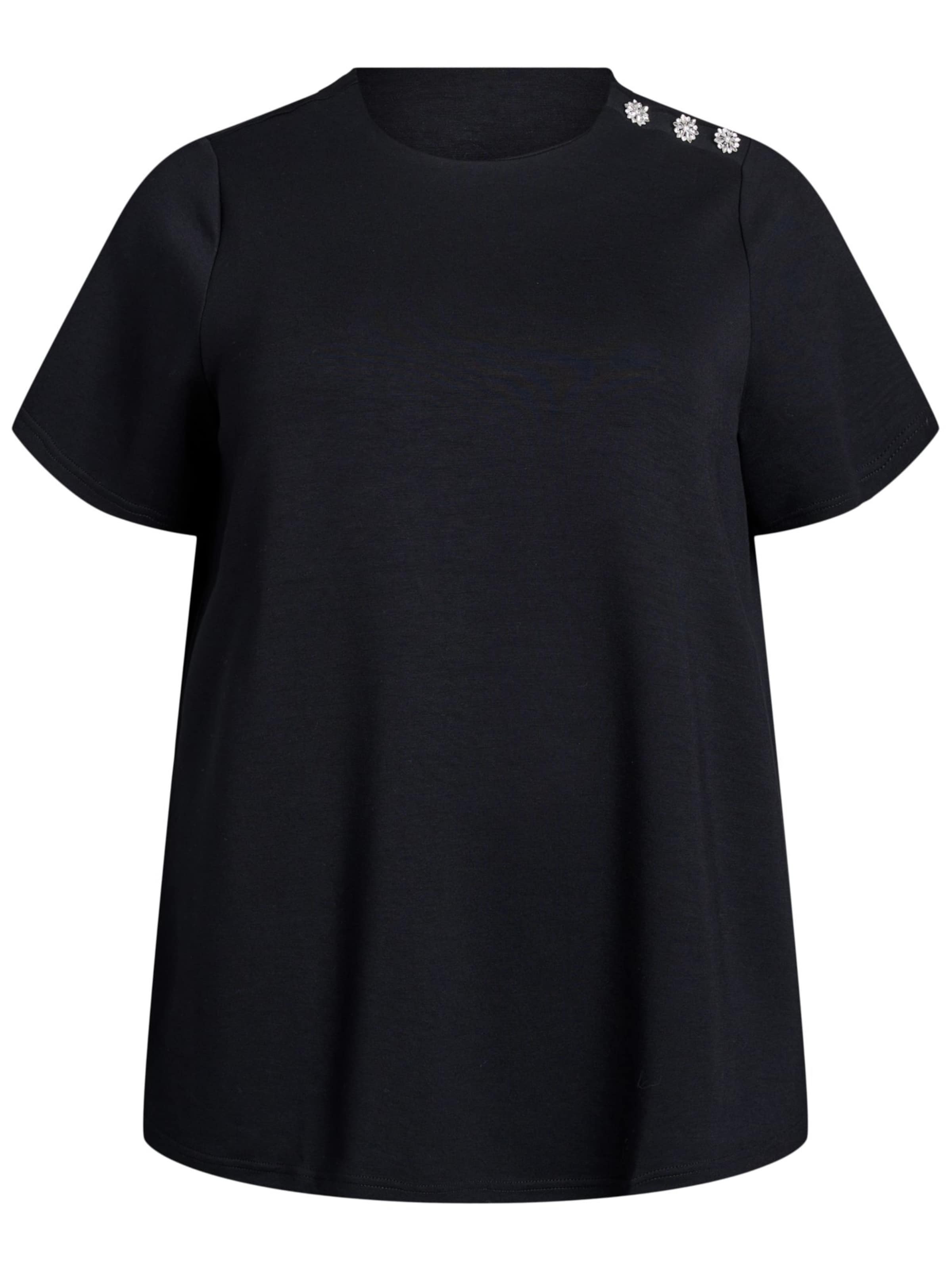 ZizziBluza &#x27;Eingrid&#x27; - crna boja: prednji dio