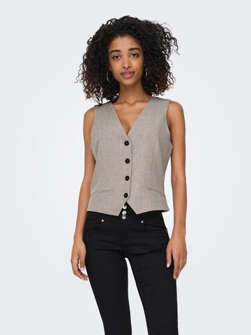 Gilet da completo 'ONLLIinda' di ONLY in beige: frontale