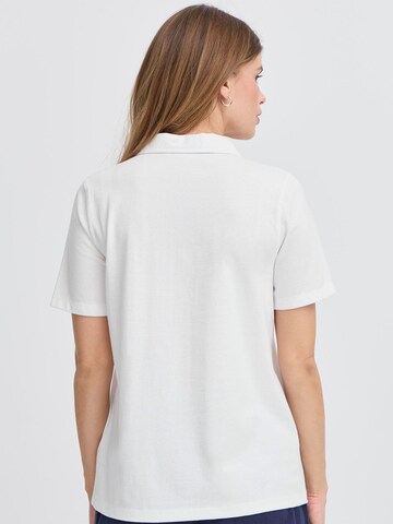T-shirt Fransa en blanc