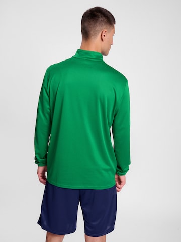Hummel Athletic Zip-Up Hoodie 'ESSENTIAL ' in Green