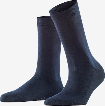 FALKE Socks 'Family' in Blue: front