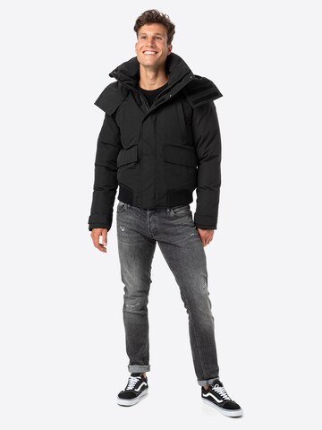 Superdry Between-season jacket 'Everest' in Black