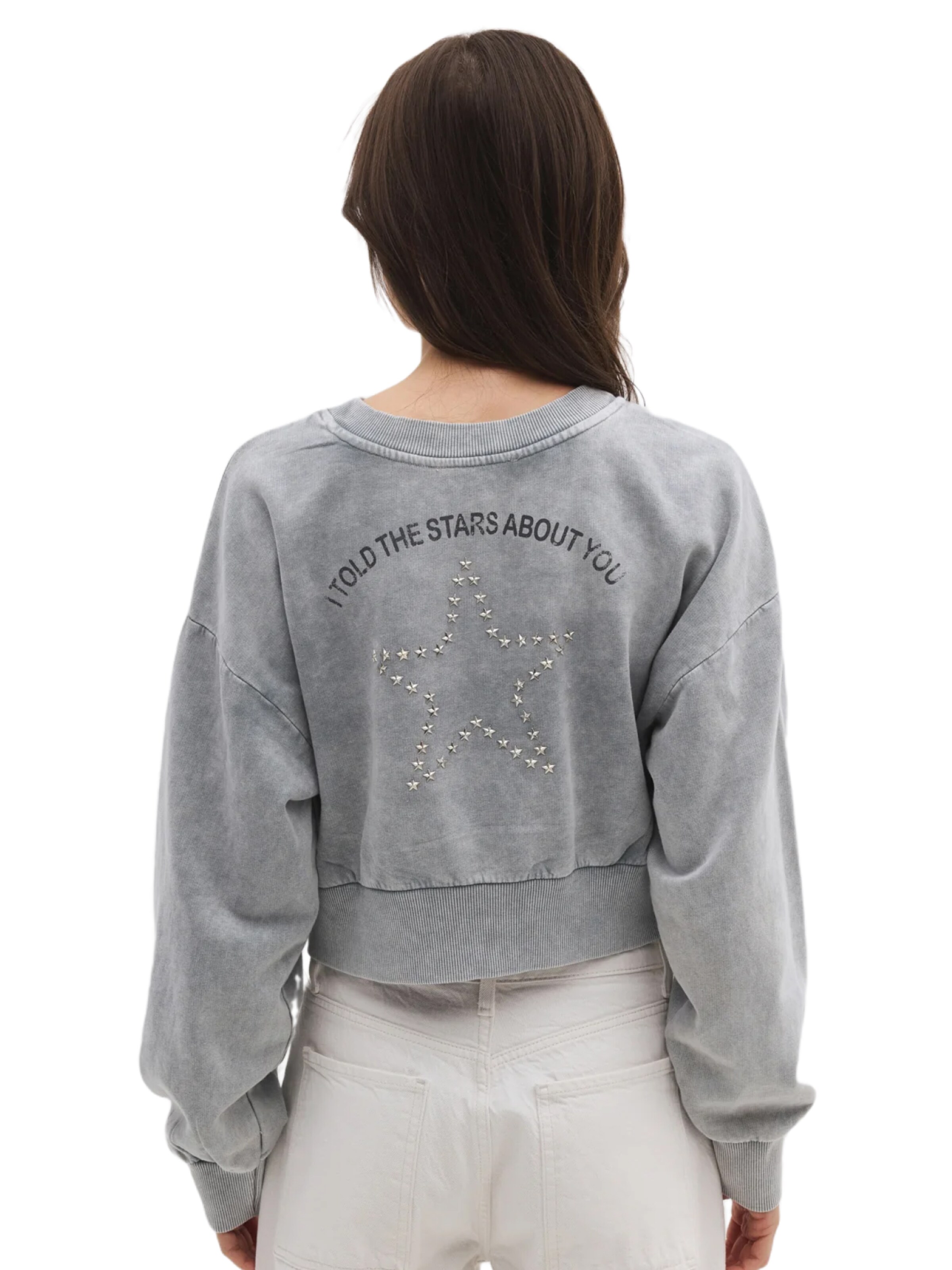 No Matter What Sweatshirt in Grey