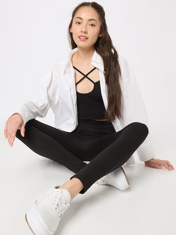 Nasty Gal Skinny Leggings in Zwart