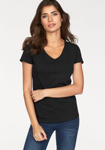 FRUIT OF THE LOOM Shirt in Black: front