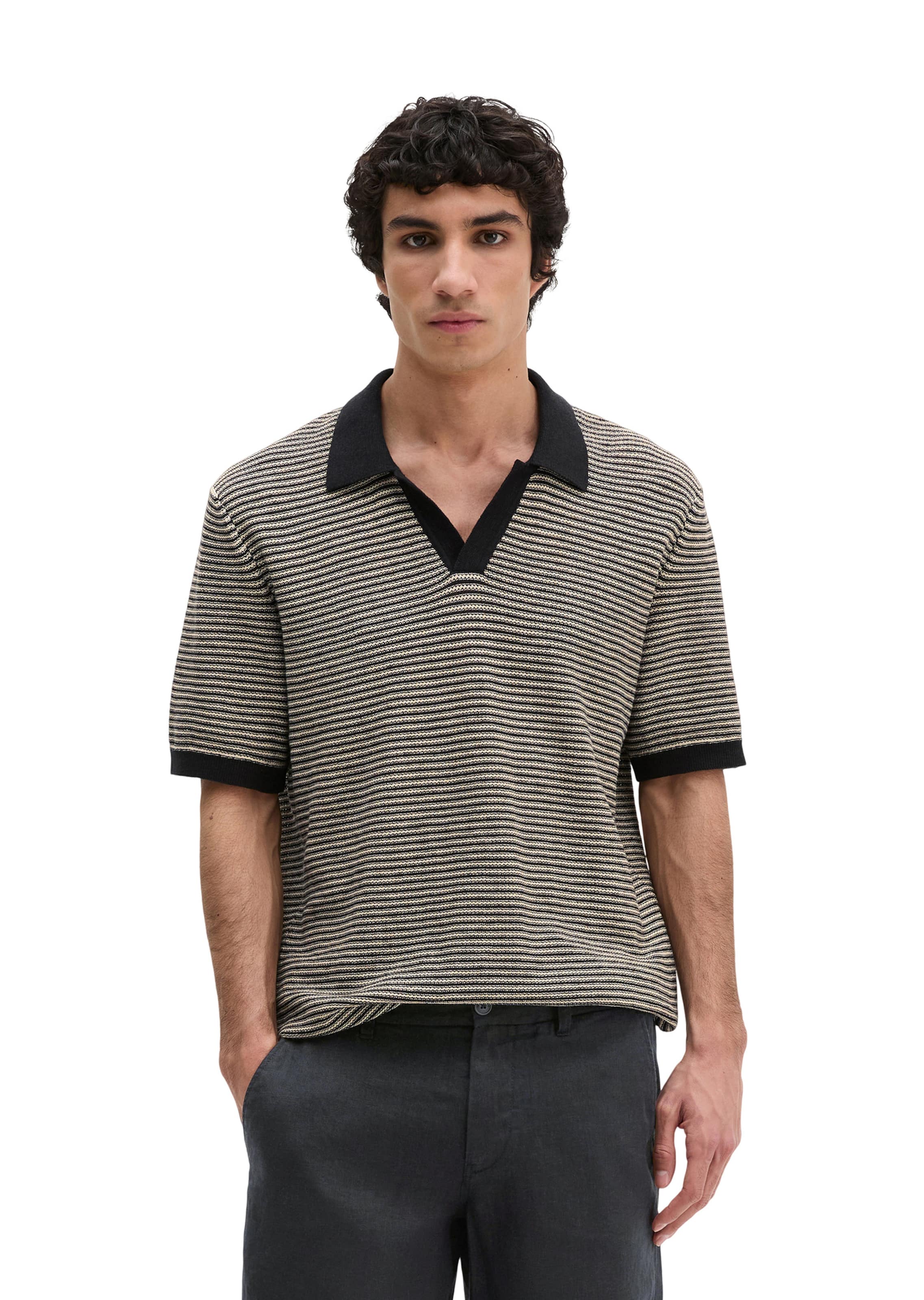Marc O'Polo Shirt in Black: front
