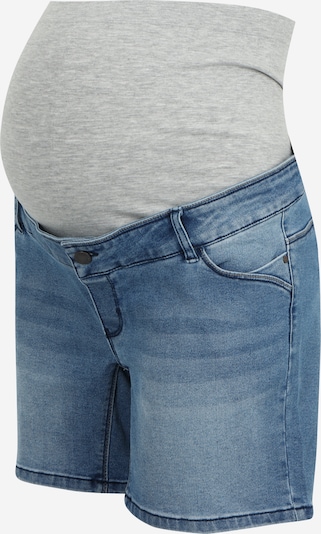 Mamalicious Curve Jeans i blue denim / grå-meleret, Produktvisning