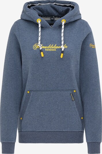 Schmuddelwedda Sweater majica u plava melange / žuta, Pregled proizvoda