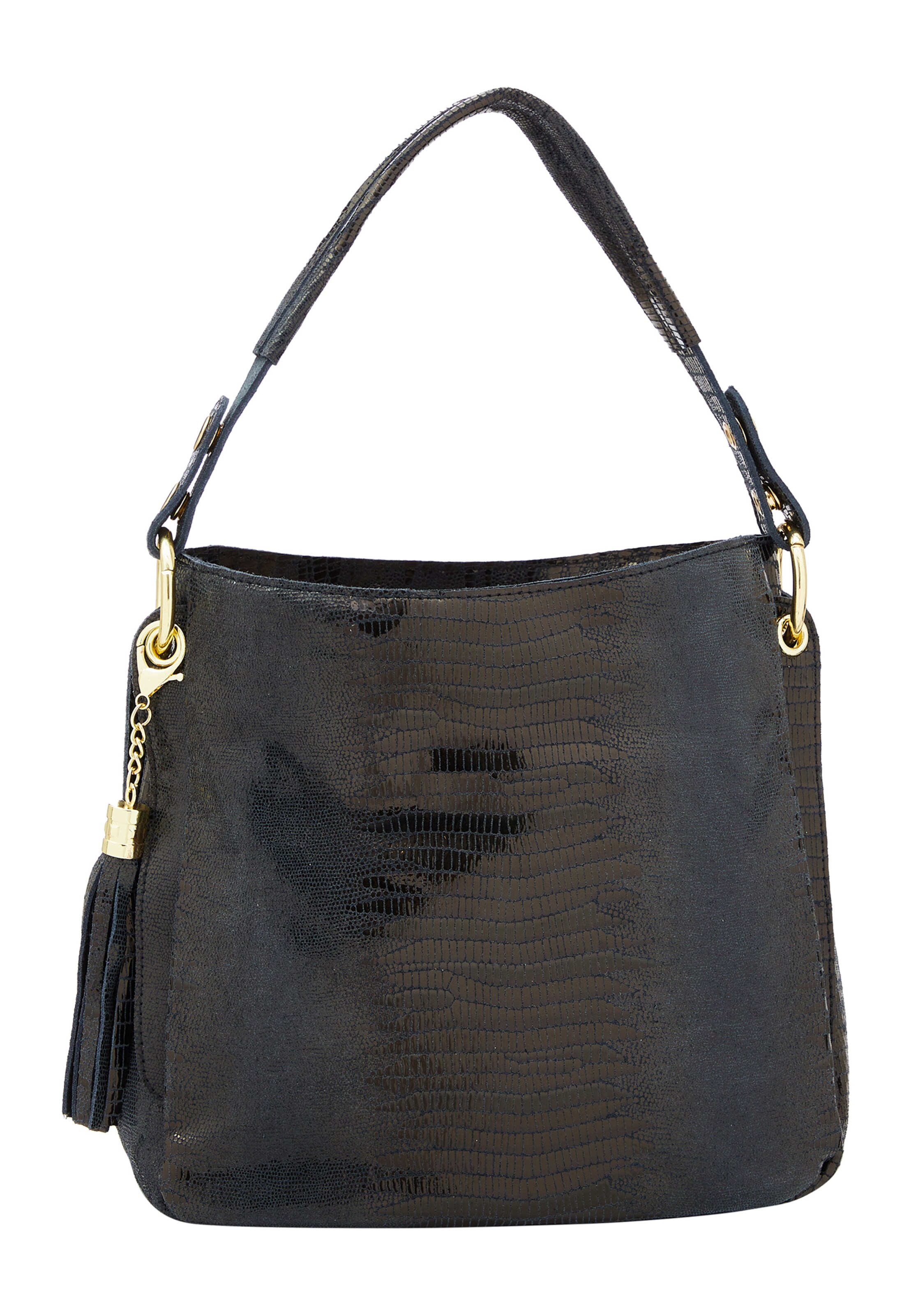 NAEMI Schultertasche in Blau: Vorderseite