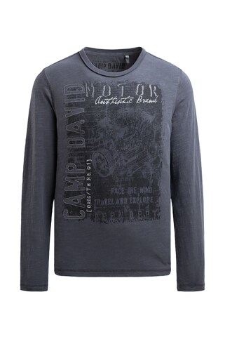 CAMP DAVID Shirt in Blue: front