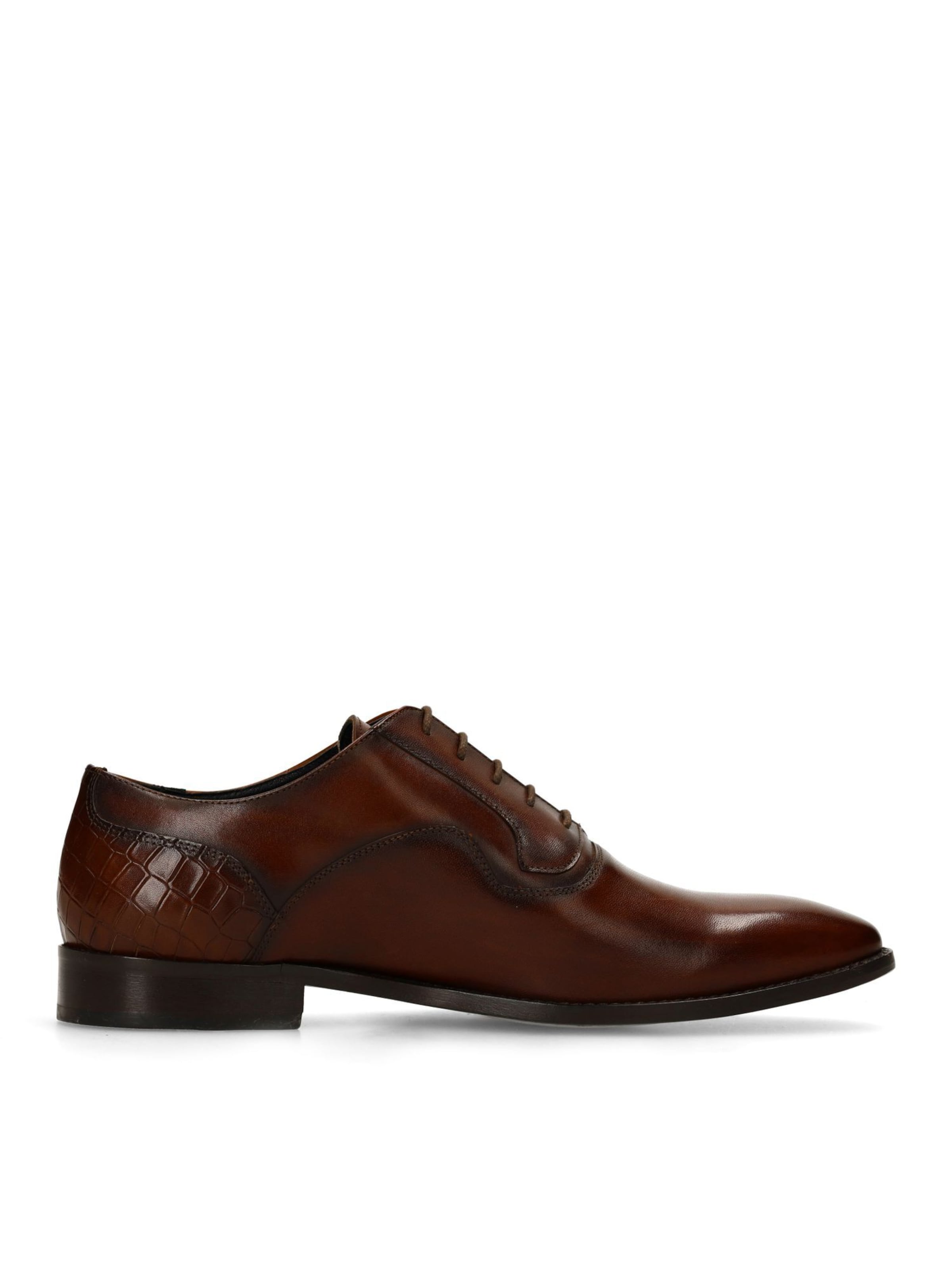 MANFIELD Schnürschuhe in Braun