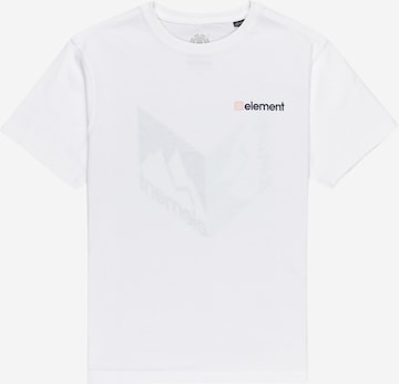 T-Shirt fonctionnel 'JOINT CUBE' ELEMENT en blanc : devant