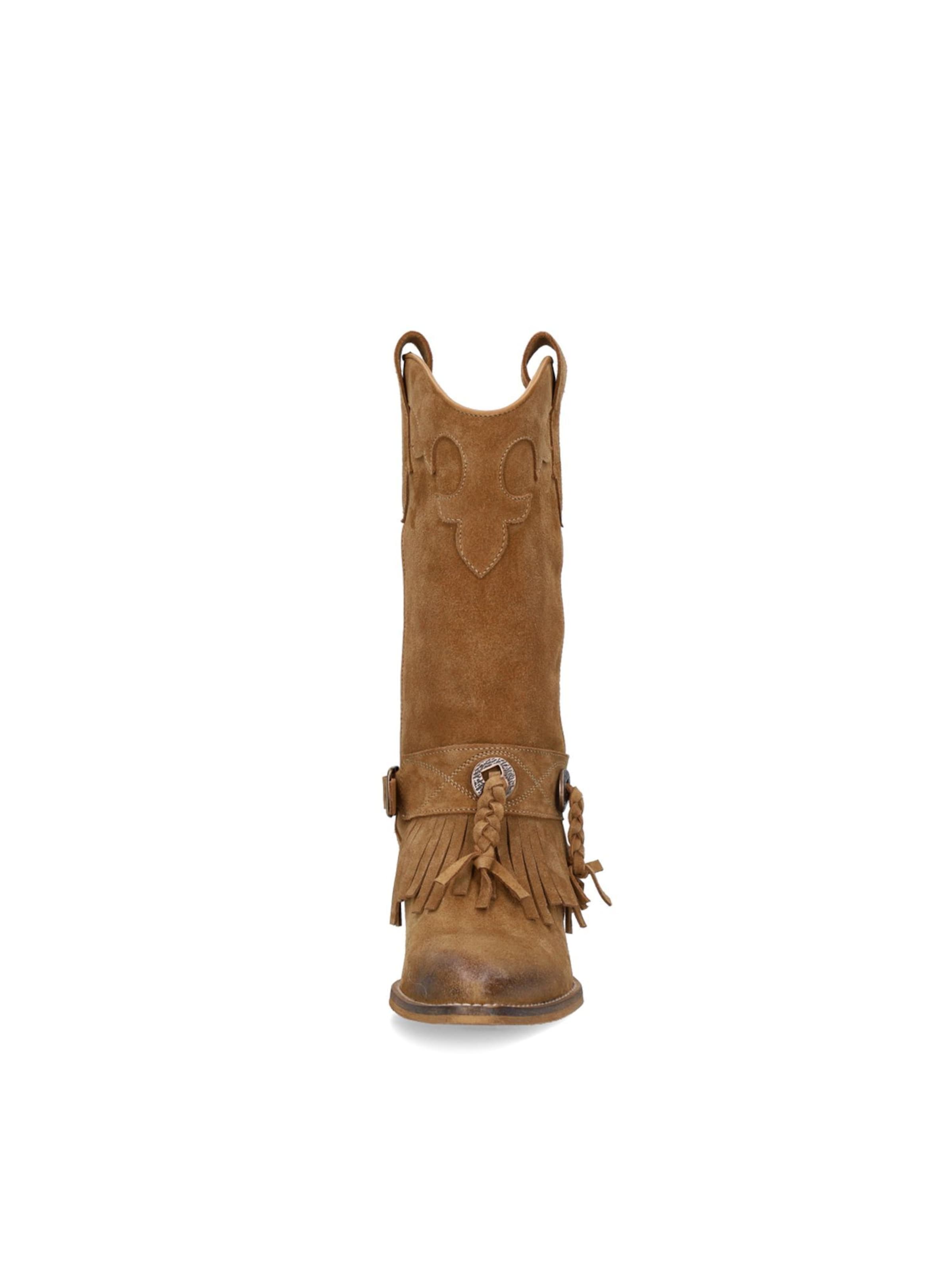 Bottes de cowboy SACHA en beige