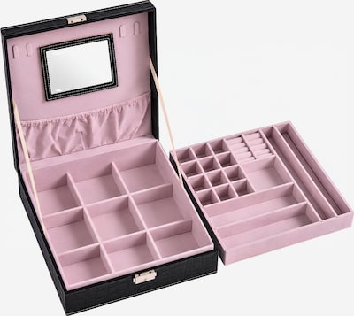 UNIQ Beauty Organizator nakita '2-Tier Classic Jewelry Box S117 - Black' veličine 25 x 25 x 8 cm u crna, Pregled proizvoda