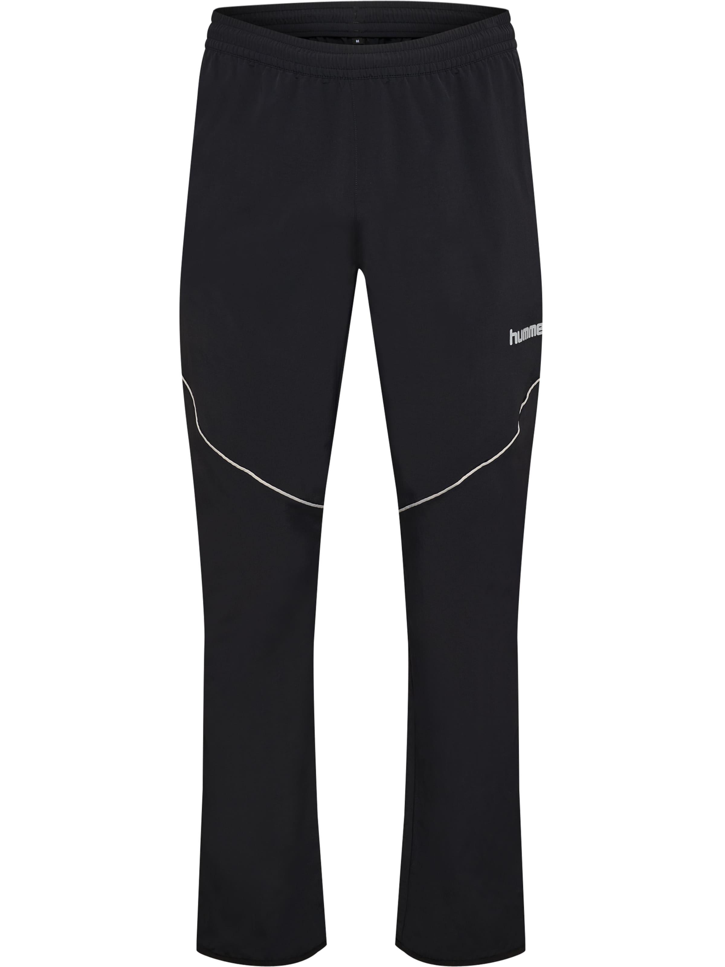 Hummel Regular Sports trousers in Black: front