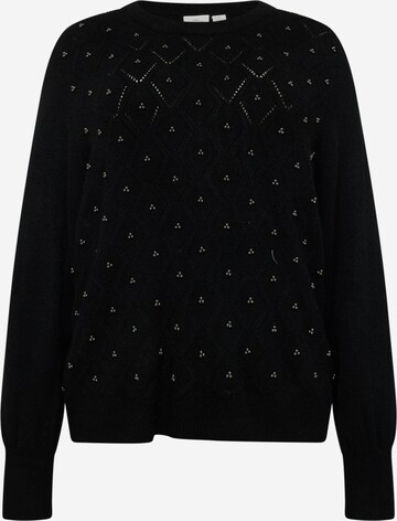 Pull-over 'Leandra' ONLY Carmakoma en noir : devant