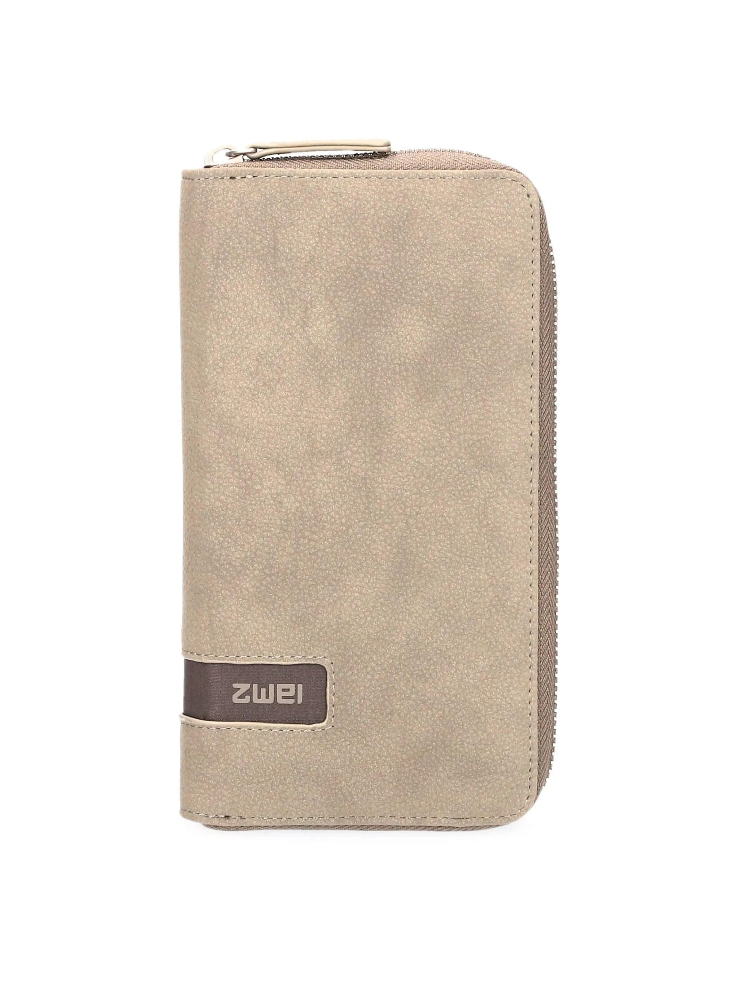 ZWEI Portemonnaie 'Mademoiselle MW2'‌‌‌‌‌‌‌‌ in Beige: Vorderseite