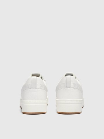 Pull&Bear Sneakers low i hvit