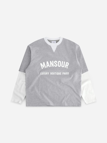 Mansour Shirts 'Double Sleeved Longsleeve Heather Grey' i grå