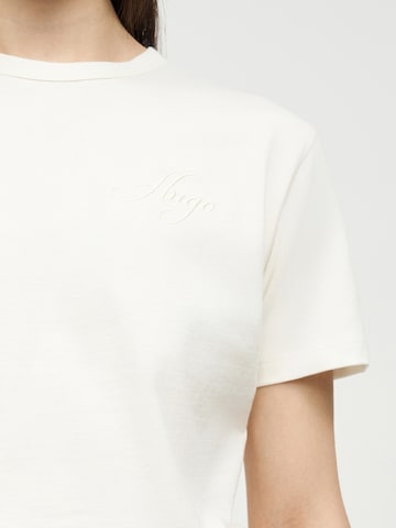 HUGO - Camisa 'Damacia_7' em branco