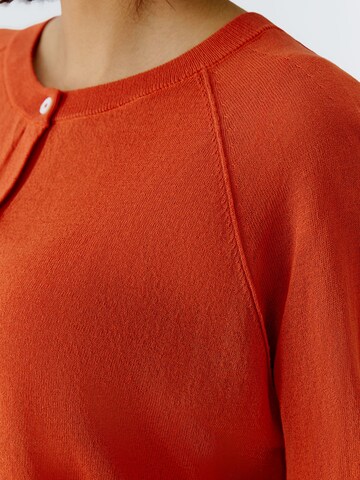 OUI Strickjacke in Orange