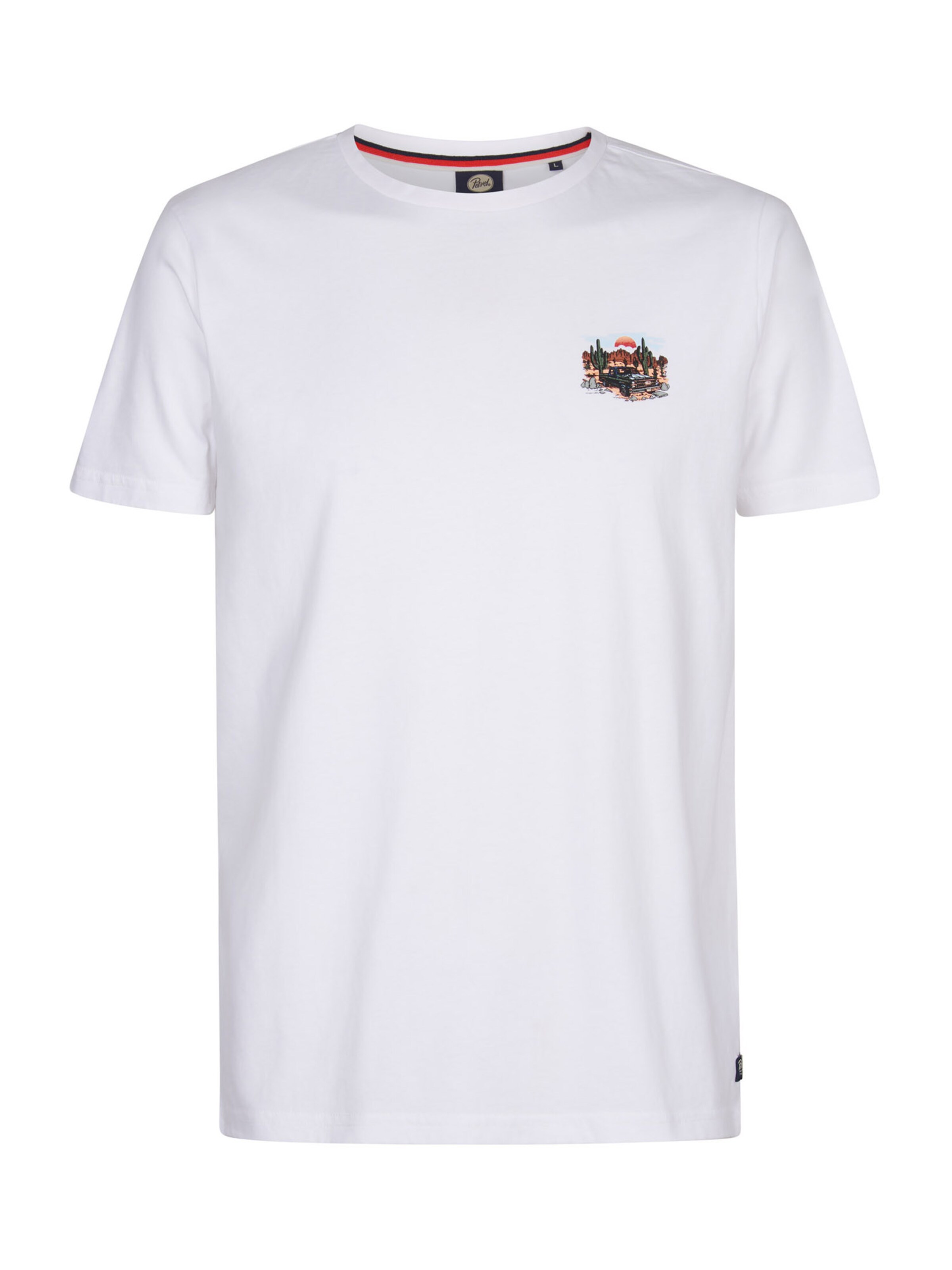 Petrol Industries Tričko - Biela: predná strana