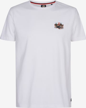 Petrol Industries Tričko - Biela: predná strana