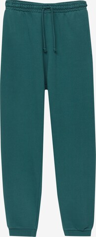 Pantaloni de la Pull&Bear pe verde: față