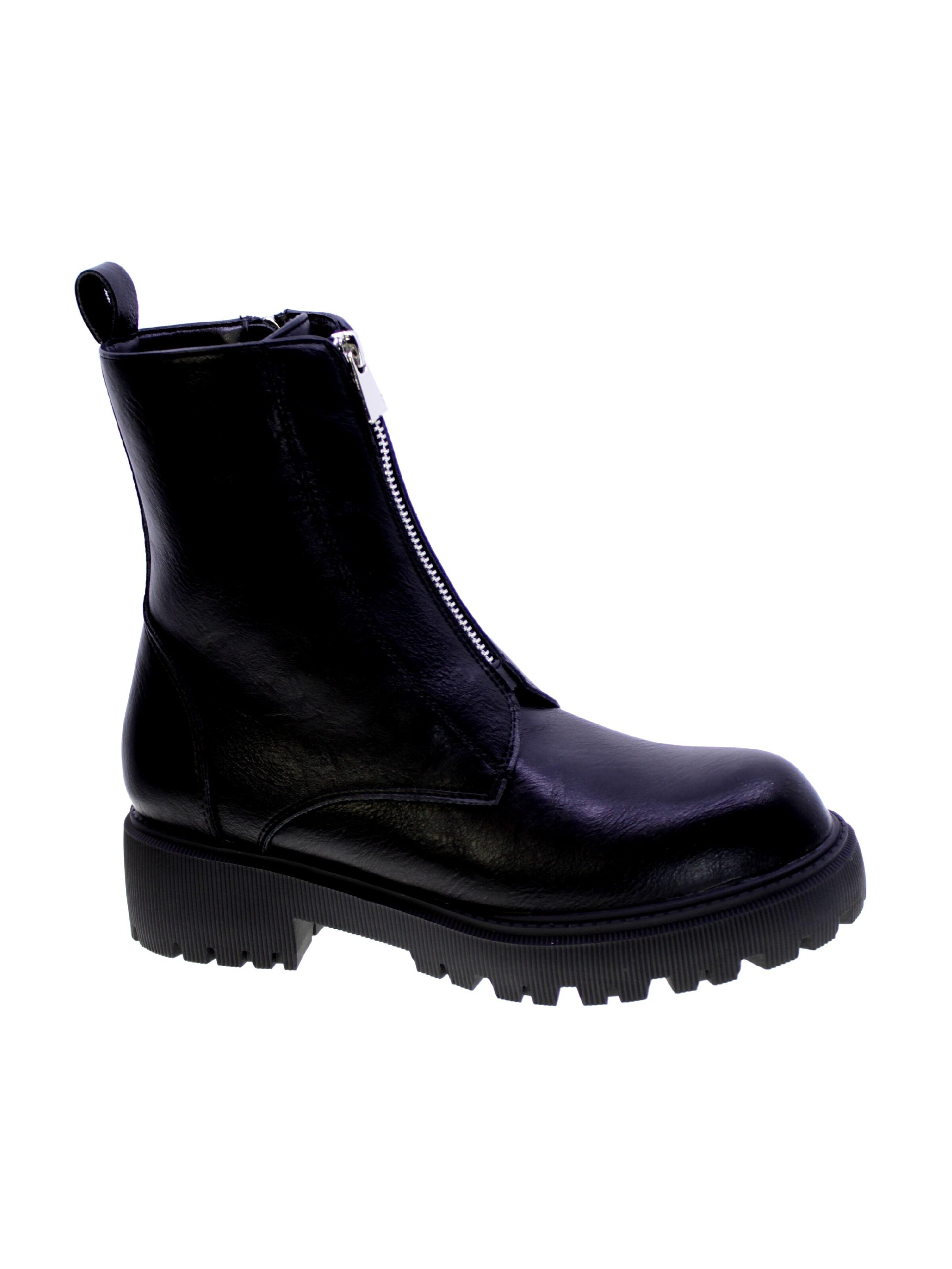 Boots di Francesco Milano in nero: frontale