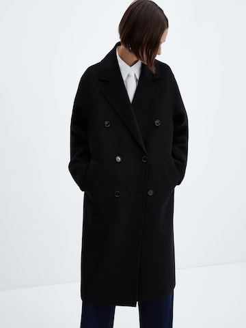 MANGO Between-Seasons Coat 'Picarol' in Black
