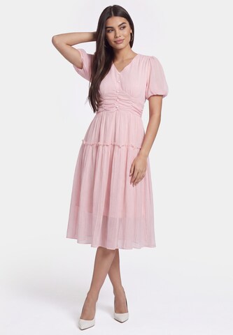Robe faina en rose