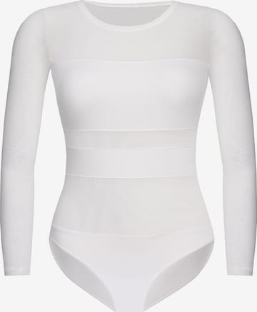 Shirtbody TEYLI en blanc : devant