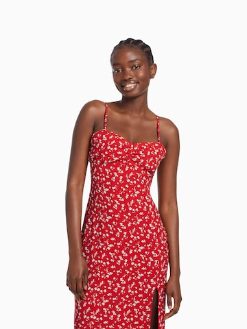 Bershka Summer dress in Red