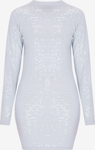 faina Kleid in Blau: Vorderseite