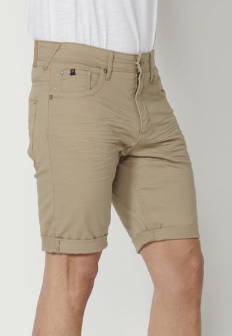 KOROSHI Regular Shorts in Beige