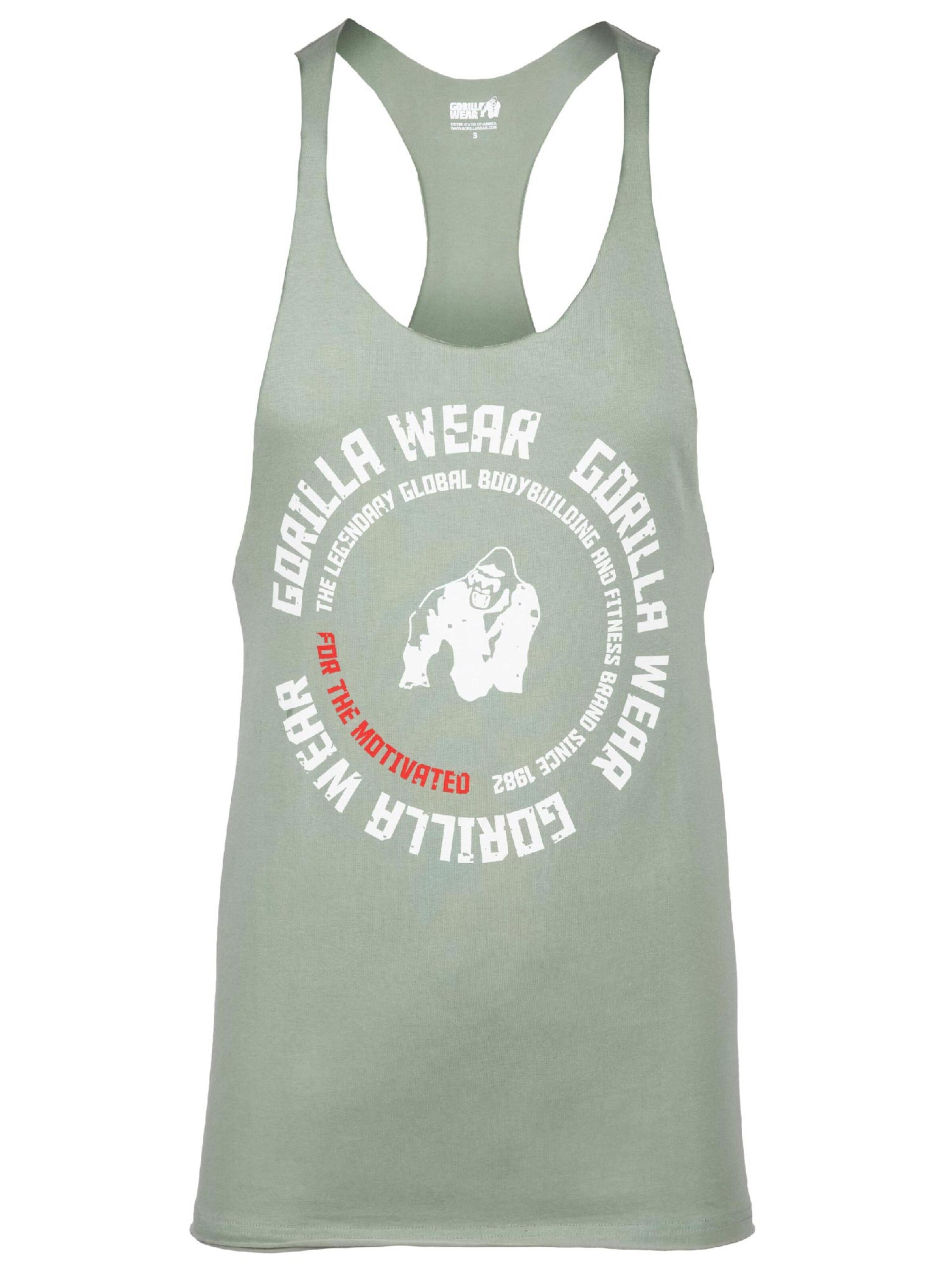 Maglia funzionale 'Melrose' di Gorilla Wear in verde: frontale