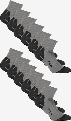 FILA Athletic Socks in Grey: front