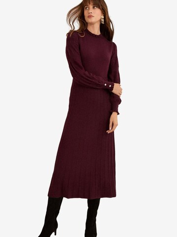 Robes en maille love & roses en rouge : devant