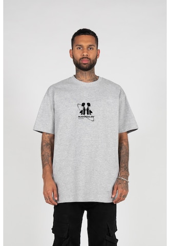 MJ Gonzales Shirt 'Circle' in Grau: Vorderseite