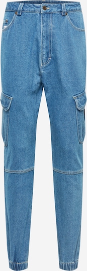 Pantaloni eleganți Karl Kani pe albastru denim, Vizualizare produs