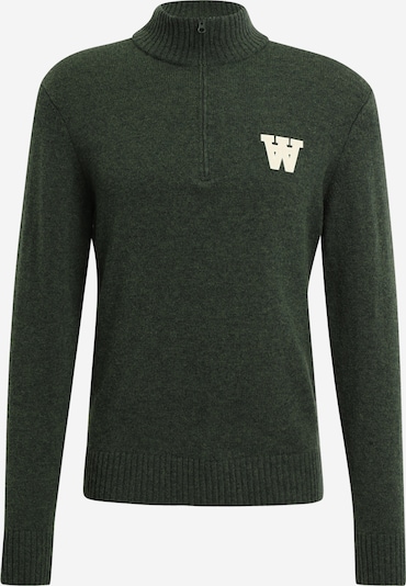 WOOD WOOD Pull-over 'Blu' en vert / blanc, Vue avec produit
