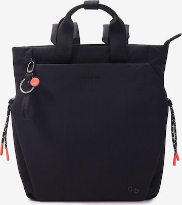 Hedgren Rucksack 'String City' in Schwarz: Vorderseite